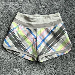 Lululemon Plaid Shorts NWOT